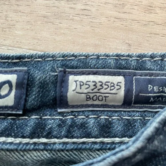 Miss Me JP5335B5 Bootcut Jeans Size 30 x 33.5 Dark Wash Like New - Picture 3 of 9